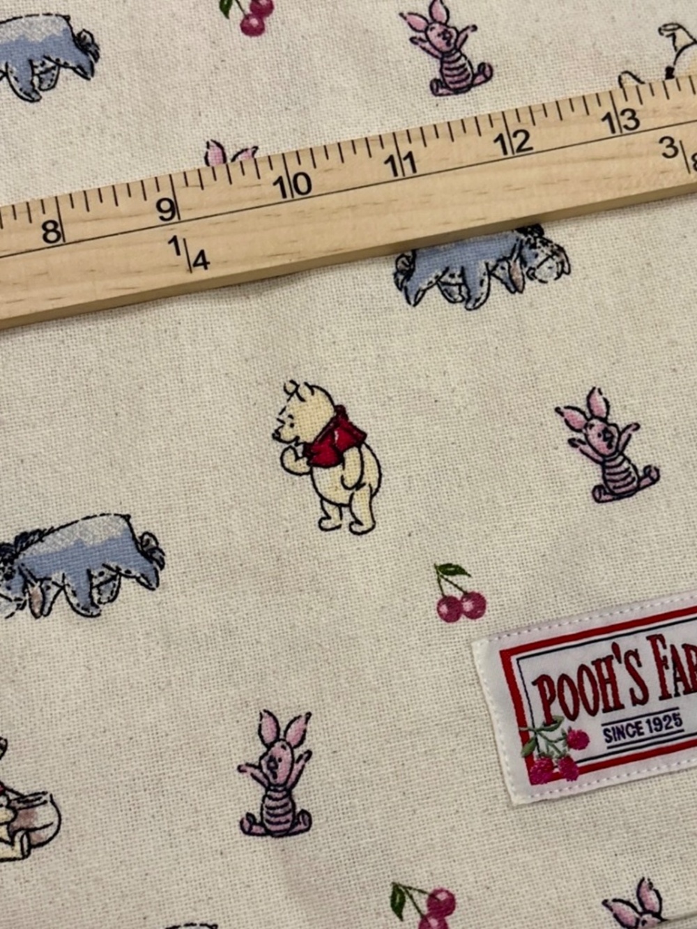 Primark X Disney  Winnie the Pooh Canvas Tote Pooh's Farm  NWT - Picture 3 of 6